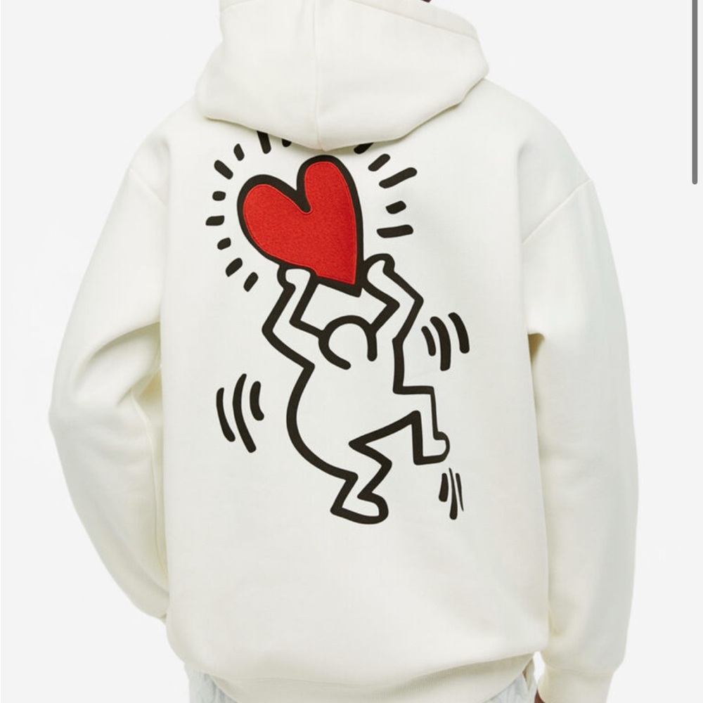 KEITH HARRING Relaxed Hoodie